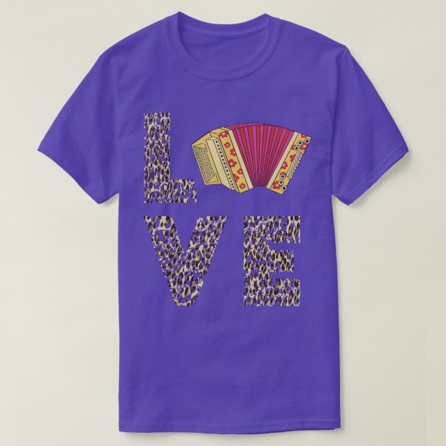 Camiseta Air Accordionist Love Accordionist Polka Lover Mus (Frente do Design)
