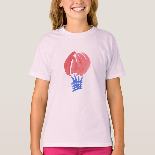 Camiseta Air Balloon Girls' Jersey V-Neck T-Shirt (Frente)