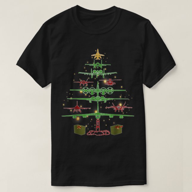Camiseta Air Force Mom Air Force Academy Christmas Tree US  (Frente do Design)