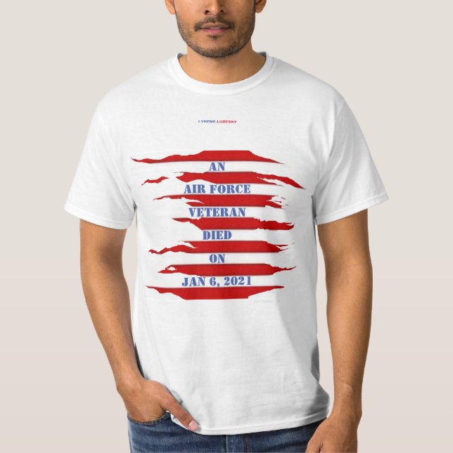 CAMISETA AIR FORCE VETERAN JAN 6, 2021 (Frente)