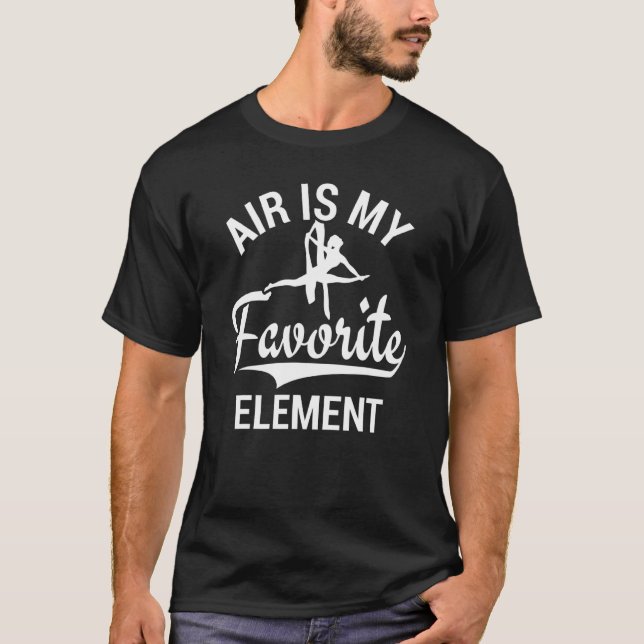 Camiseta Air Is My Favorite Element Aerial Silks (Frente)