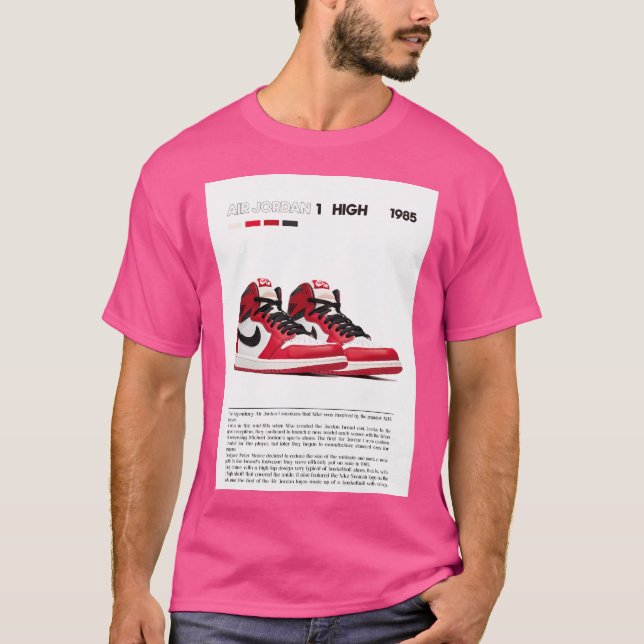 Camiseta Air Jordan 1 High 1985 (Frente)