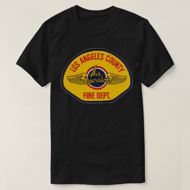 Camiseta Air Ops Los Angeles County Fire (Frente do Design)