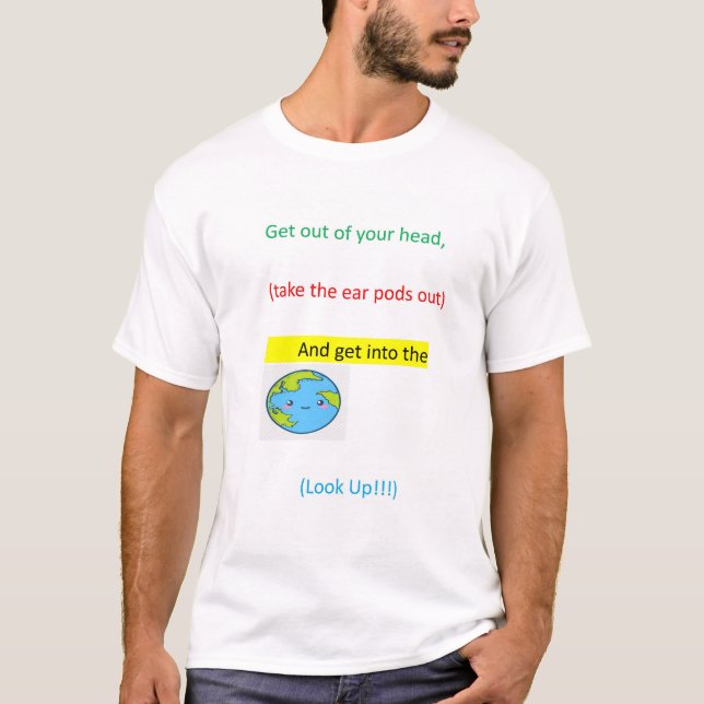 Camiseta Air Pods World (Frente)