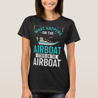 Camiseta Airboat Fanboat Rc Hydroplane Racing Swamp Boat Ri