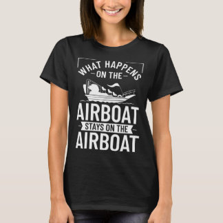 Camiseta Airboat Fanboat Rc Hydroplane Racing Swamp Boat Ri