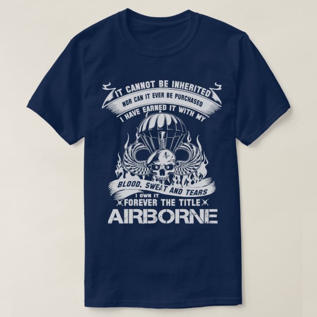 Camiseta Airbone Forever The Title  (Frente do Design)