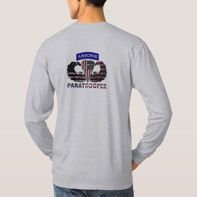 Camiseta Airborne Paratrooper (Verso)