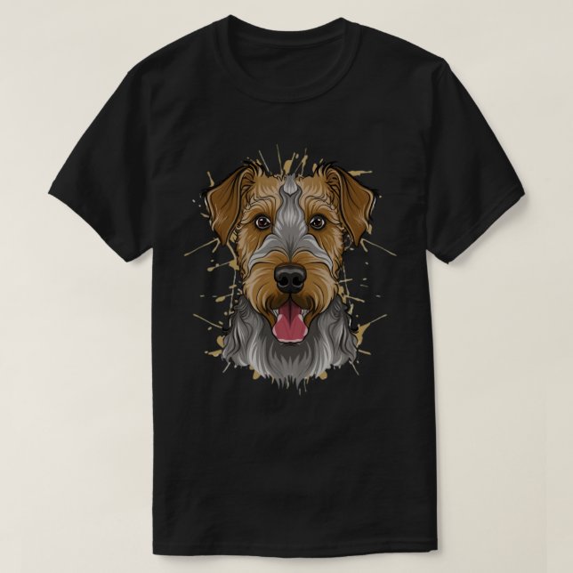 Camiseta airedale terrier (Frente do Design)