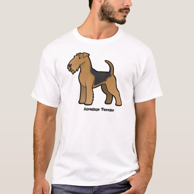 Camiseta airedale terrier (Frente)