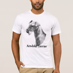 Camiseta Airedale Terrier Charcarboneto