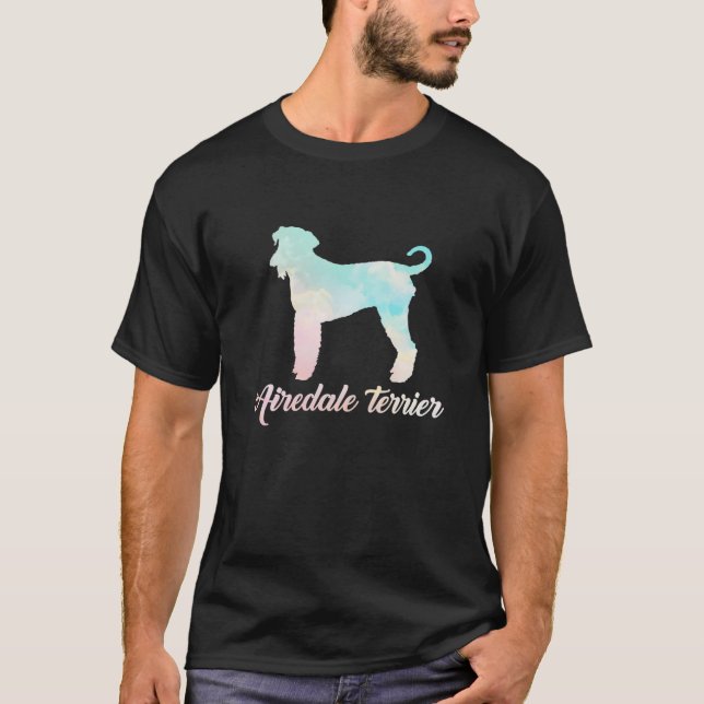 Camiseta Airedale Terrier Dog Evolution Retro Vintage (Frente)