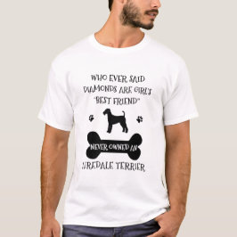 Camiseta Airedale Terrier Dog Melhor Amigo