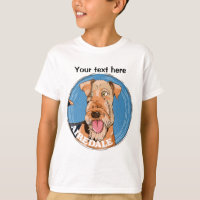 Airedale terrier face