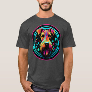 Camiseta Airedale Terrier Face Cão Cãozinho Cachorro Cachor