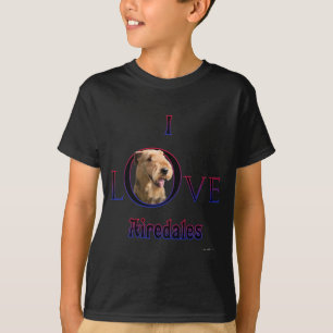 Camiseta Airedale Terrier I Love