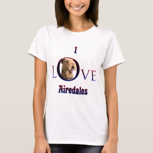 Camiseta Airedale Terrier I Love