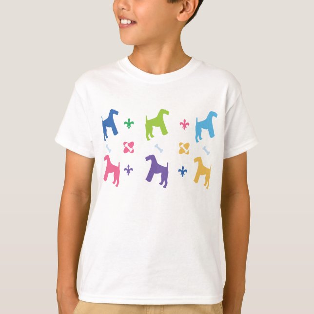 Camiseta Airedale Terrier Kids (Frente)