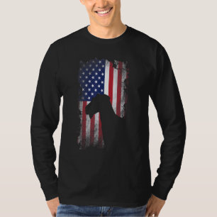 Camiseta Airedale Terrier, Legal Cão da Bandeira Americana