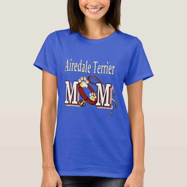 Camiseta Airedale Terrier MOM (Frente)
