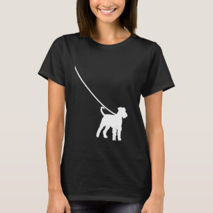 Camiseta Airedale Terrier na Coleira Cachorro  Mãe Pai Pet 