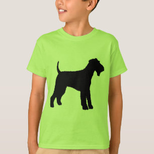 Camiseta Airedale Terrier (preto)