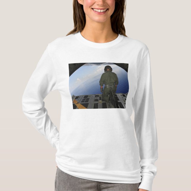 Camiseta Airman observa as águas do Golfo do México (Frente)