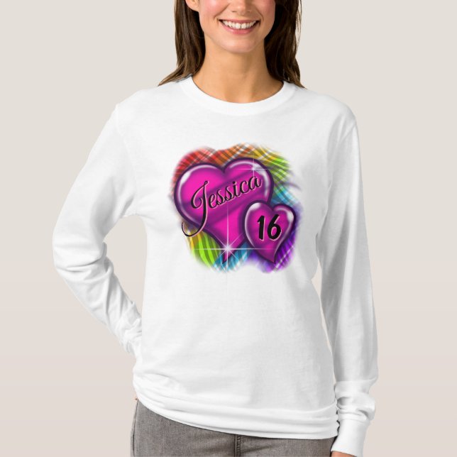 Camiseta Airpush Sweet 16 T-Shirt personalizado (Frente)