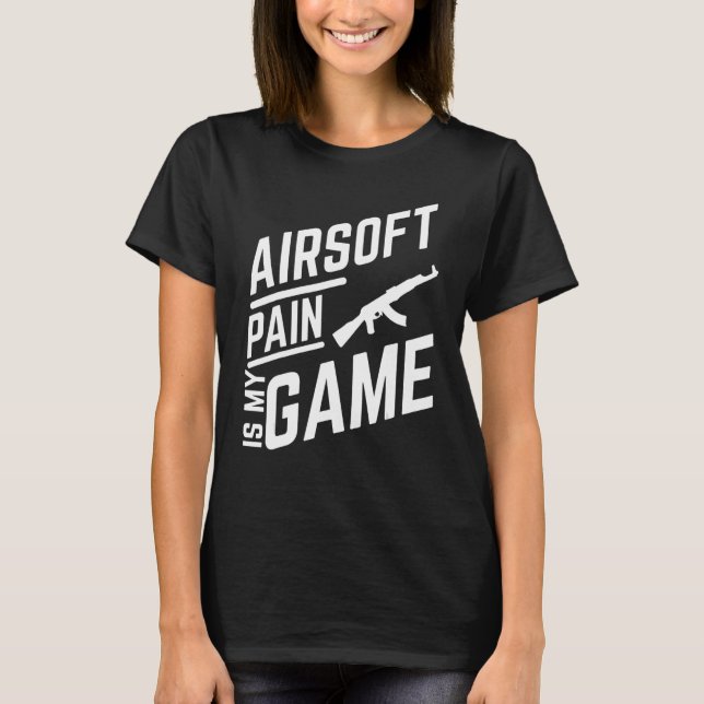 Camiseta Airsoft gas weapon saying (Frente)