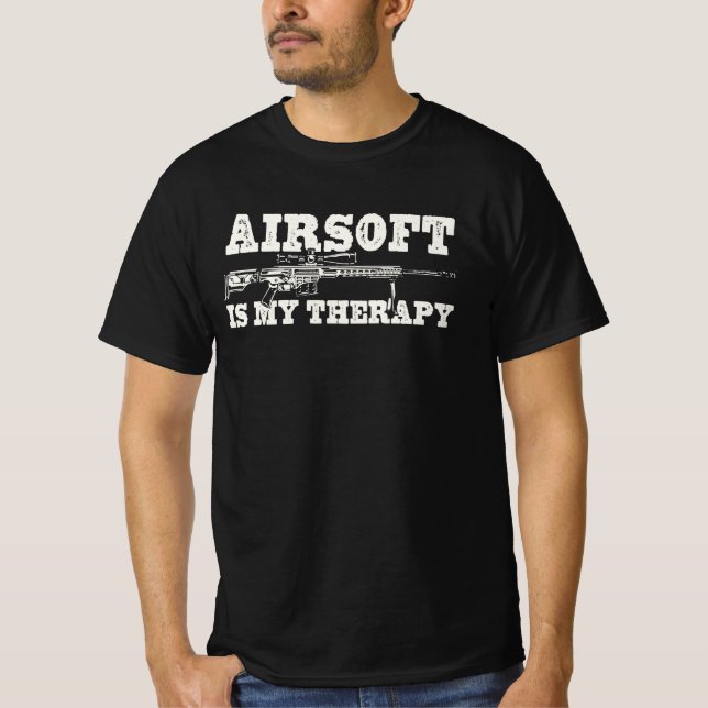 Camiseta Airsoft Is My Therapy (Frente)