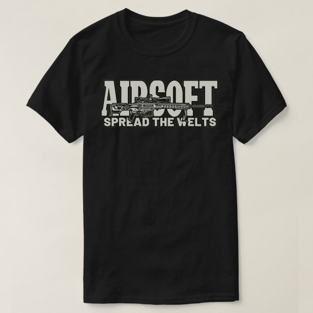 Camiseta Airsoft Spread The Welts Airsoft (Frente do Design)