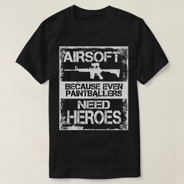 Camiseta Airsofy Funny Paintball Gun Lover (Frente do Design)