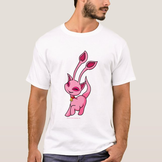 Camiseta Aisha cor-de-rosa Prancing (Frente)