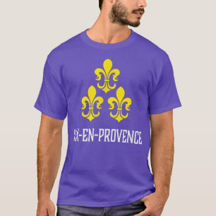 Camiseta Aix-en-Provence, França - Fleur de Lis
