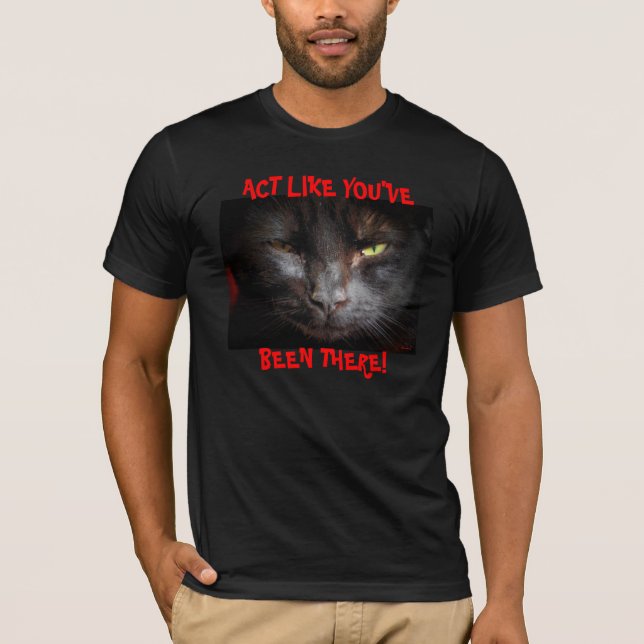 Camiseta Aja como se estivesse lá. (Frente)