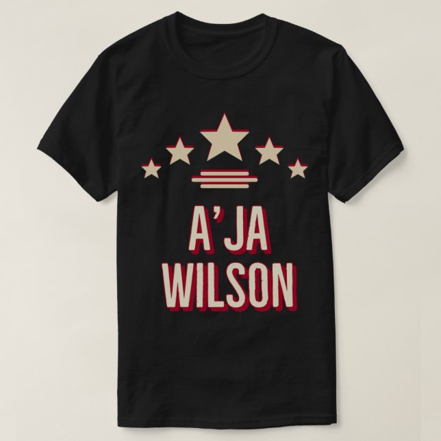 Camiseta aja Wilson las vegas (Frente do Design)