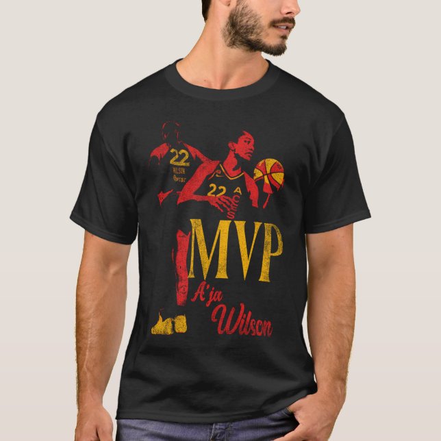 Camiseta A'Ja Wilson Mvp Las Vegas Aces Wnba (Frente)