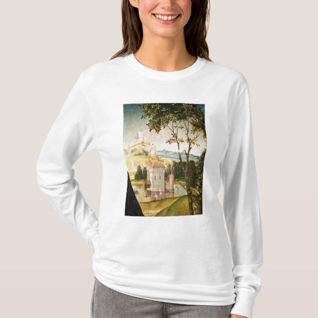 Camiseta Ajardine com o castelo em um fosso e em duas (Frente)
