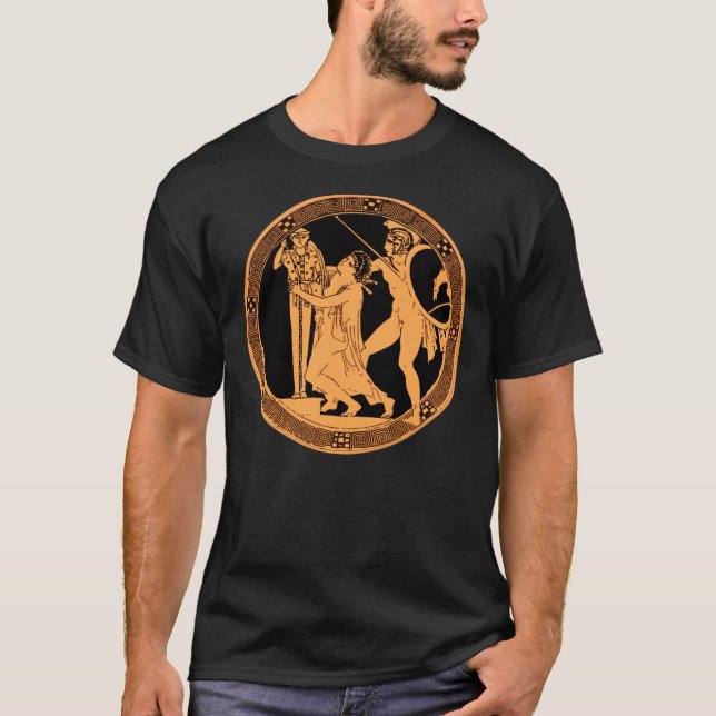 Camiseta Ajax e Cassandra - T-Shirt clássico de cerâmica gr (Frente)