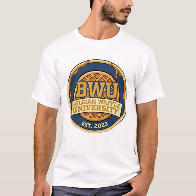 Camiseta Ajay da Universidade Belgian Waffle (Frente)