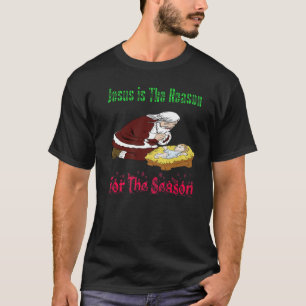 Camiseta Ajoelhe Papais noeis com Jesus T - Jesus é a raz