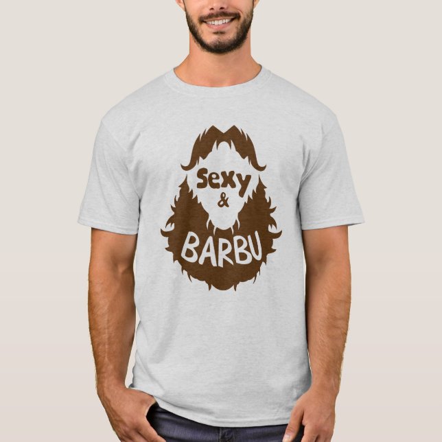 Camiseta ajouter_texte_citation_sexy_et_barbu_barbe_famille (Frente)
