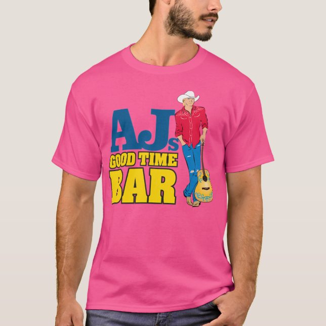 Camiseta Ajs Good Time Bar Guitar (Frente)