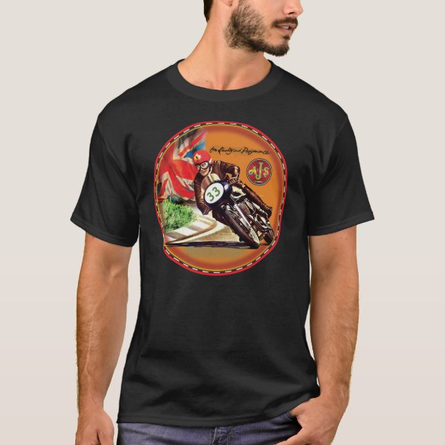 Camiseta Ajs Motorcycle of England (Frente)