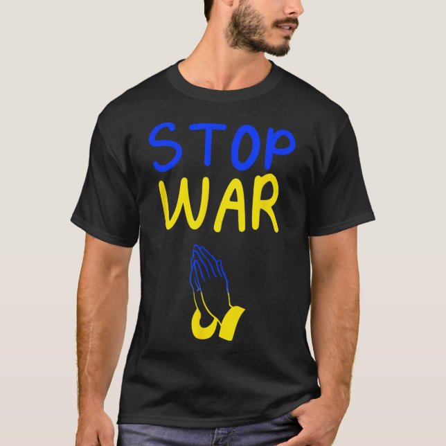 Camiseta Ajuda da Ucrânia para parar a guerra (Frente)