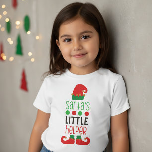 Camiseta Ajuda de Natal do Papai Noel