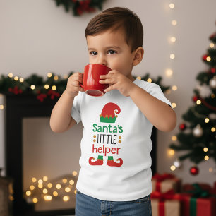 Camiseta Ajuda de Natal do Papai Noel