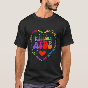 Camiseta Ajuda de Sala de Aula Groovy Professora Retro Volt
