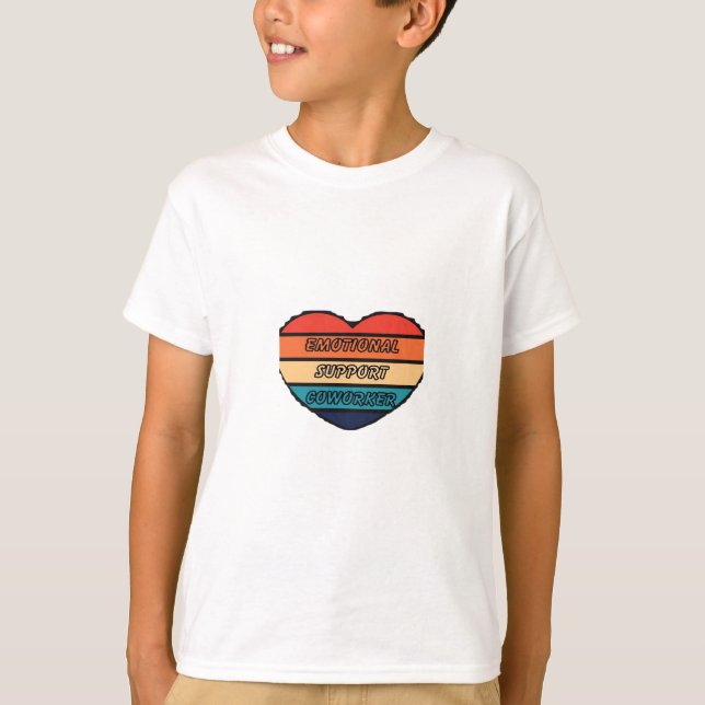 Camiseta Ajuda Emocional Coworker Engraçado (Frente)