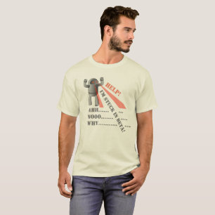 Camiseta Ajuda! Eu sou colado em beta